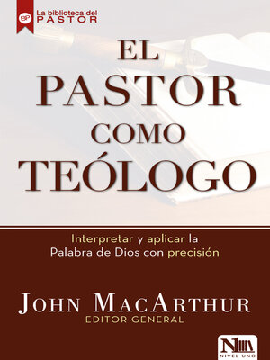 cover image of El pastor como teólogo